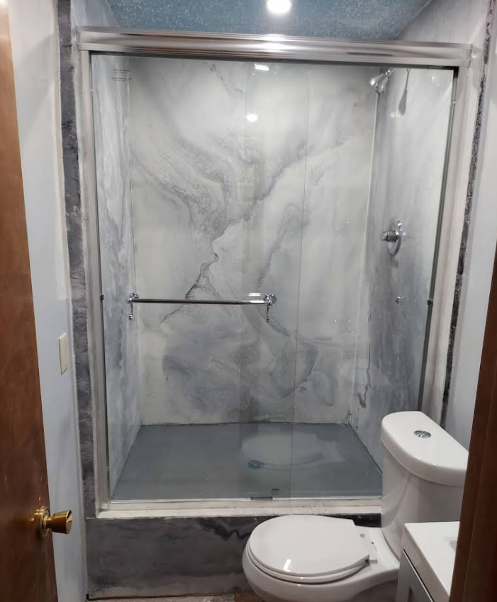 Trim and door work in a residential setting